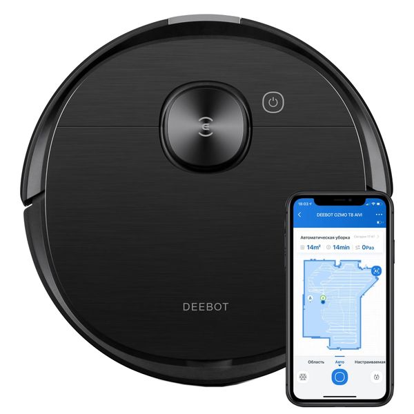 Робот пилосмок Ecovacs Deebot Ozmo T8 AIVI (DBX11-11) DBX11-11-1040 фото