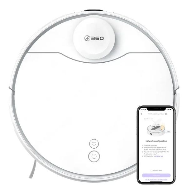 Робот пылесос 360 Plus Vacuum Cleaner S6 Pro White 360-plus-s6-Pro-1000 фото